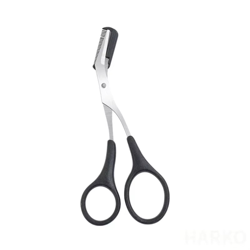 Eyebrow Trimmer Scissor Beauty Products for Women Eyebrow Scissors with Comb Beauty Scissors Stainless Steel Makeup Accessories