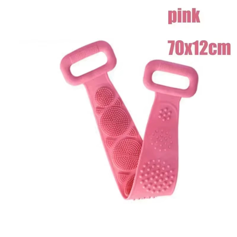 Wash the Foot Brush Body Cleanser Silicone Sponge Bath Massage Mat Shower Back Brush Wall Mounted Foot Wash Mat with Suction Cup