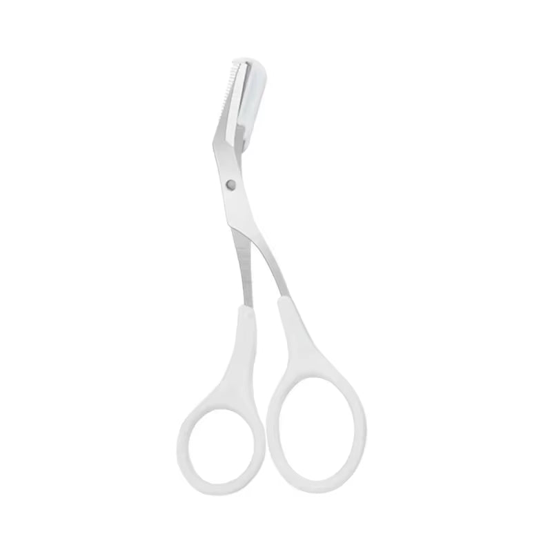 Eyebrow Trimmer Scissor Beauty Products for Women Eyebrow Scissors with Comb Beauty Scissors Stainless Steel Makeup Accessories