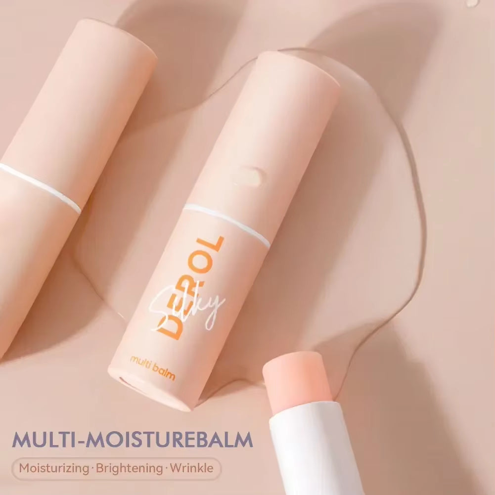 Multi Moisturizing Stick Collagen Anti-Wrinkle Balm Lighten Eye Lip Neck Fine Lines Brighten Dry Skin Nourish Not Sticky Cream